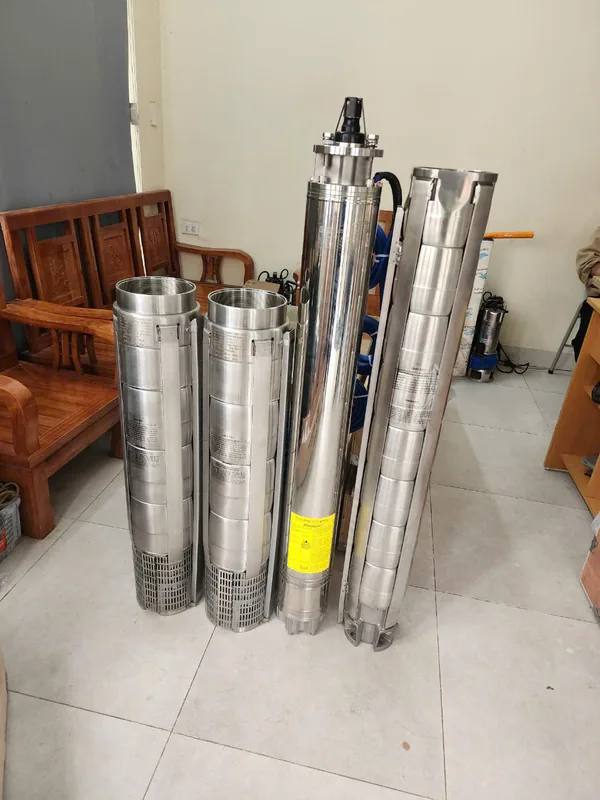 Bơm chìm giếng khoan dùng cho vườn đồi